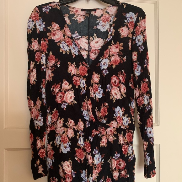 Long Sleeve Dressy Romper - Picture 1 of 3